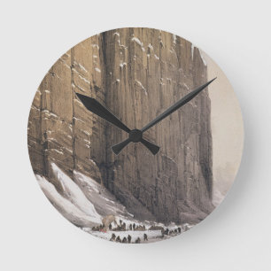 Das Nachtlager, Kap Seppings, von 'zehn gefärbt Runde Wanduhr
