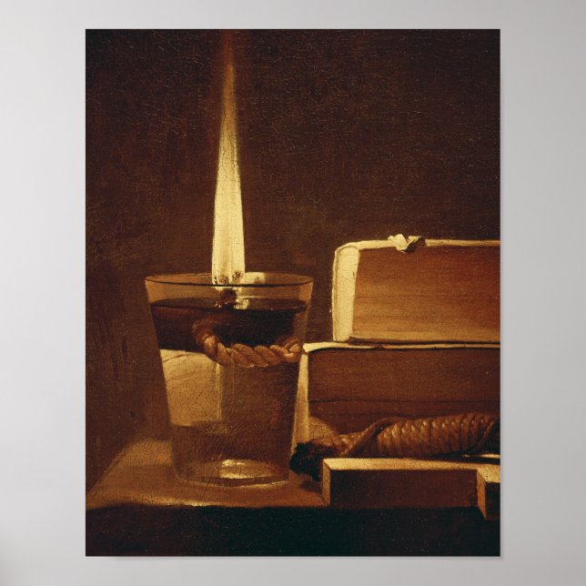 Das Nachtlicht, 1630-35 Poster (Vorne)