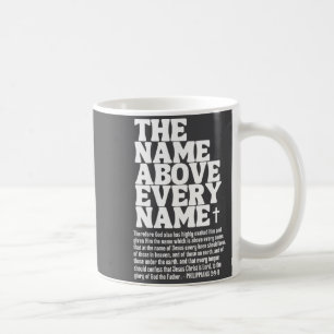 Das Name Über Jedem Namen Kostüm Jesus Christlich Kaffeetasse
