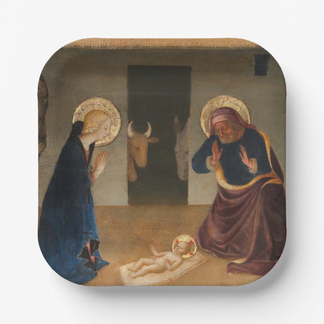 Das Nativity-Feiertag  Pappteller (Vorderseite)