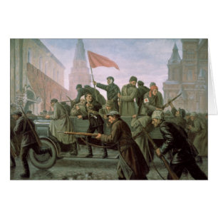 Das Nehmen des Moskaus der Kreml im Jahre 1917,