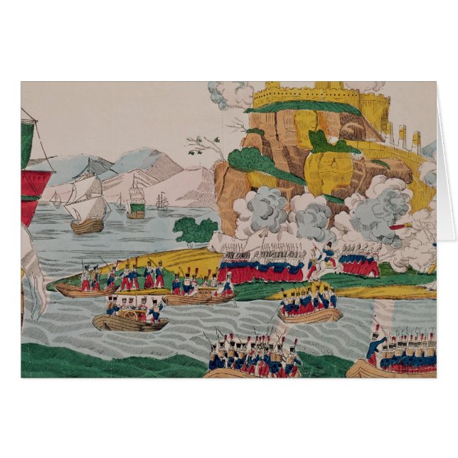 Das Nehmen von Algier durch die Franzosen (Vorderseite (Horizontal))