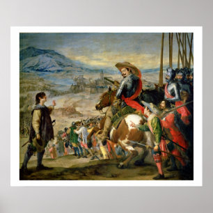 Das Nehmen von Breisach Poster