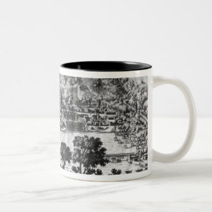 Das Nehmen von Heidelberg am 22. Mai 1693 Zweifarbige Tasse