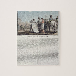 Das Nehmen von La Rochelle von den Protestanten,
