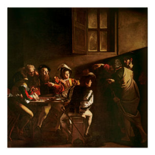 Das Nennen von St Matthew, c.1598-1601 Poster