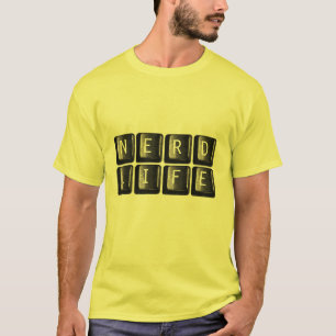 Das Nerd-Leben befestigt die Nerdy T-Shirt