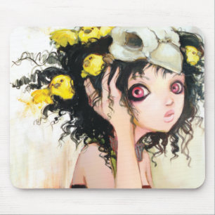 Das Nest Mousepad des Vogels