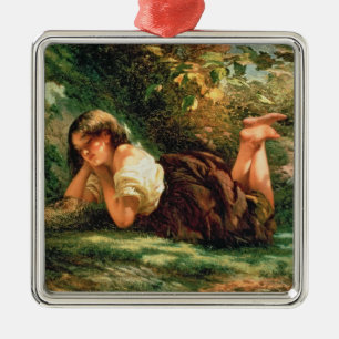 Das Nest Silbernes Ornament