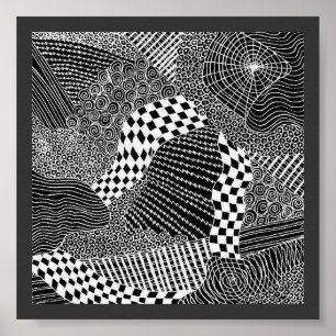 Das Netz-Schwarzes der Witwe Poster