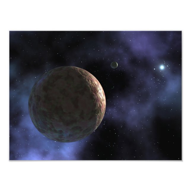 Das neu entdeckte, planetenähnliche Objekt Fotodruck (Vorne)