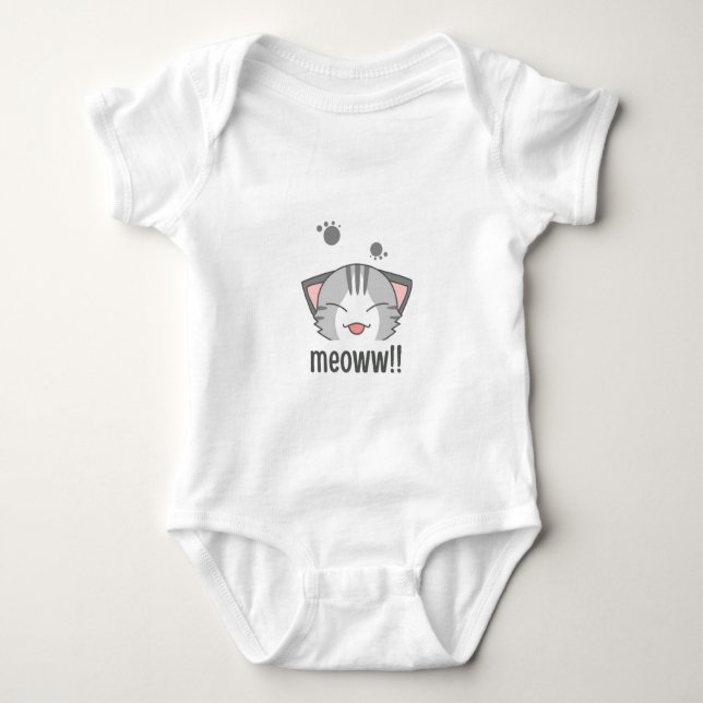 Das neue Baby Jersey Bodysuit Design Strampler (Vorderseite)