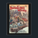 Das neue Buffalo Bill Weekly No. 71 1914 Postkarte<br><div class="desc">Buffalo Bills dumme Anhänger</div>