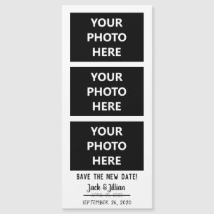 Das neue Datum Hochzeit verschieben Sie das Datum Magnetkarte