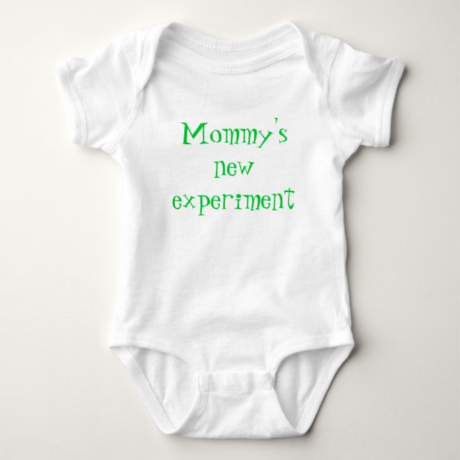 Das neue Experiment der Mama Baby Strampler (Vorderseite)