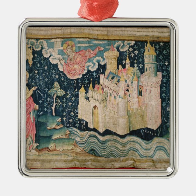 Das neue Jerusalem Ornament Aus Metall (Vorne)