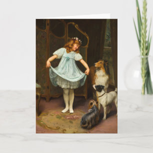 Das neue Kleid   Arthur John Elsley Karte