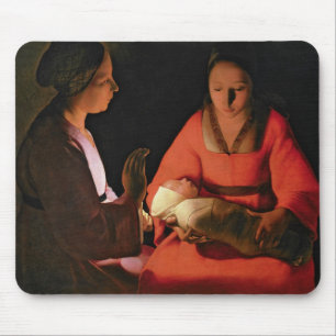 Das neugeborene Kind, späte 1640s Mousepad