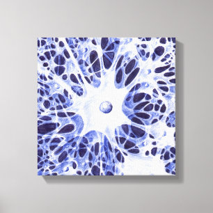 Das neuronale Netzwerk Leinwanddruck