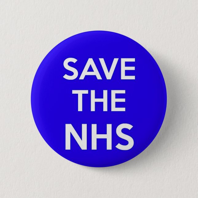 DAS NHS-BUTTON-RÜCKKEHR-ABZEICHEN gerettet Button (Vorderseite)