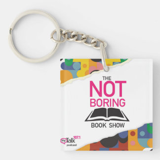 Das nicht Bohren-Buch-Show-Schlüsselketten-Quadrat Schlüsselanhänger