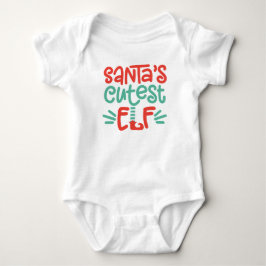 Das Niedliche Elf Baby Outfit des Weihnachtsmanns  Baby Strampler