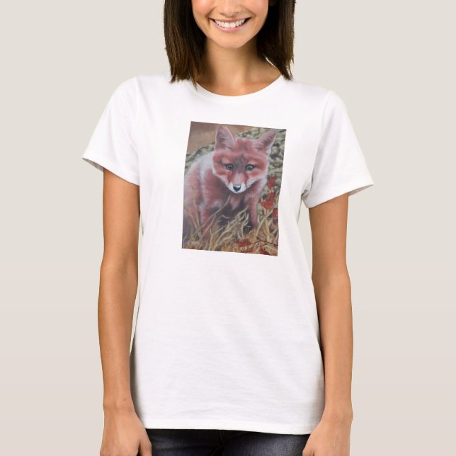 Das Niedliche Red Fox Kit T-Shirt (Vorderseite)