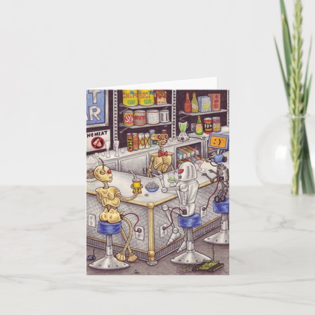 Das Nite der Bots weg vom notecard Karte (Vorderseite)