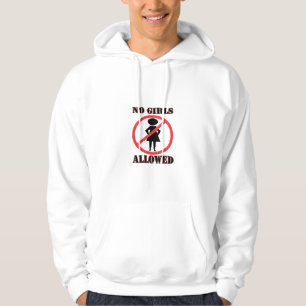 Das No Symbol Piktogramm No Girls erlaubt Hoodie