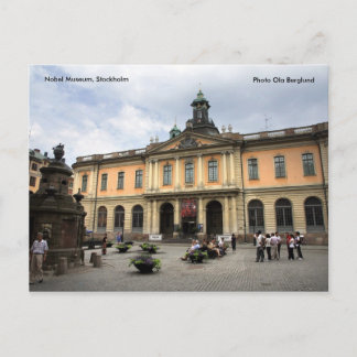Das Nobelmuseum, Stockholm, Foto O.. Postkarte