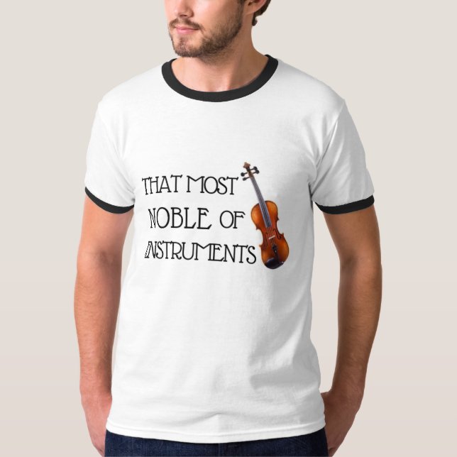 Das Noble der Instrumente - Viola Shirt (Vorderseite)