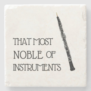 Das Noble der meisten Instrumente - Oboe-Untersetz Steinuntersetzer