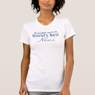 Das Noni der Welt bestes Blau und Weiß T-Shirt