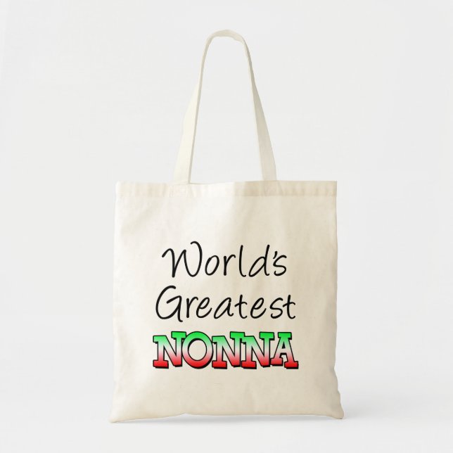 Das Nonna der Welt bestste italienische Tragetasche (Vorne)