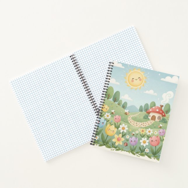 Das Notizbuch "Garten des Glücks" (Innenseite)