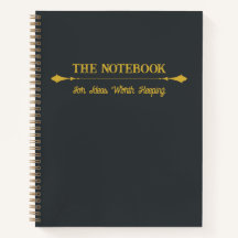 Das Notizbuch | Minimalistischer Charcoal-Gold-Jou