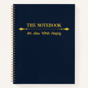 Das Notizbuch Minimalistisches Navy Blau Gold Jo