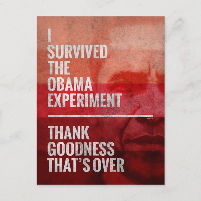 Das Obama-Experiment Postkarte (Vorderseite)