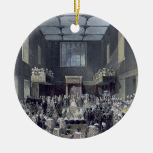 Das Oberhaus, Ihre Majestät, die das Sessio öffnet Keramik Ornament