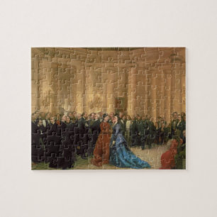 Das Odeon Theater, Paris, 1869 (Öl auf Leinwand)