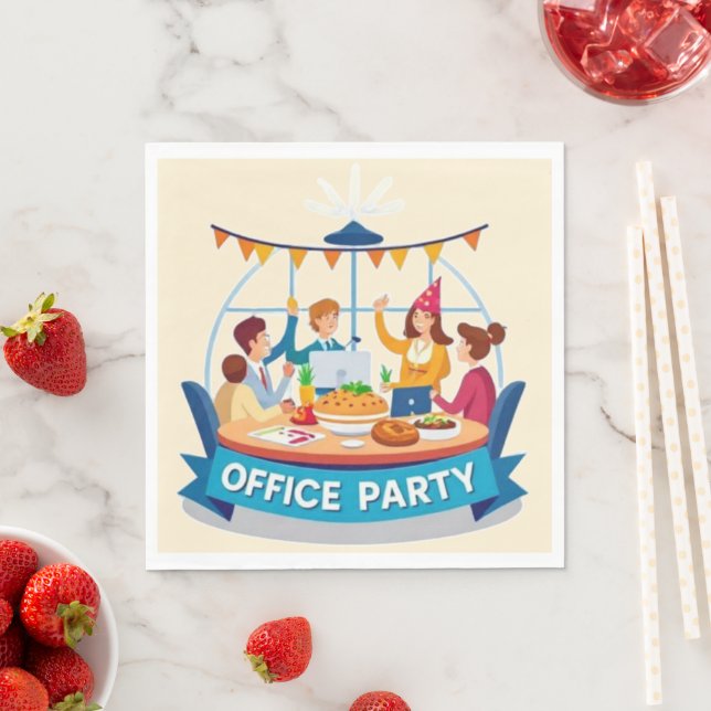 Das Office-Party Serviette (Beispiel)