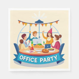 Das Office-Party Serviette