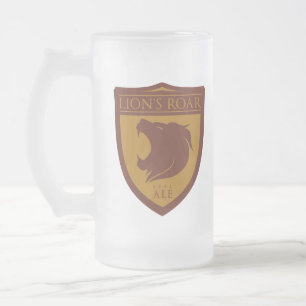 Das OFFIZIELLE Brüllen-wirkliches Ale-Glas des Mattglas Bierglas