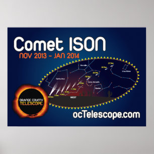 Das Offizielle Comet ISON Poster and Finder Chart