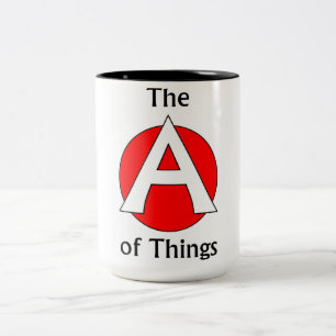 Das offizielle das A der Sache-Tasse Zweifarbige Tasse