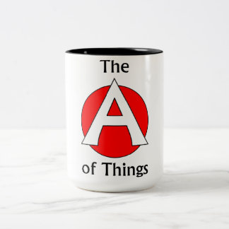 Das offizielle das A der Sache-Tasse Zweifarbige Tasse