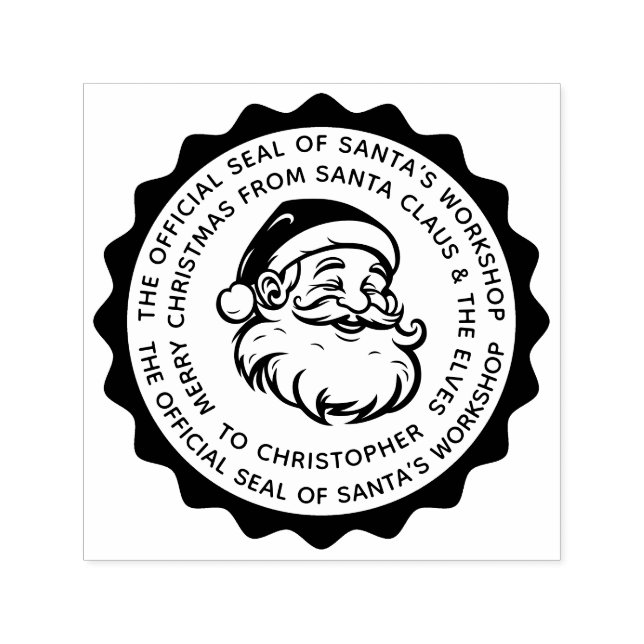 Das Offizielle Siegel der Santa's Workshop Permastempel (Design)