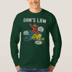 Das Ohm-Gesetz: Funny Electrical erklärt T-Shirt