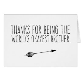 Das Okayest der lustige Welt Bruder