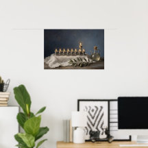 Das Öl und das Licht Hanukkah Poster
